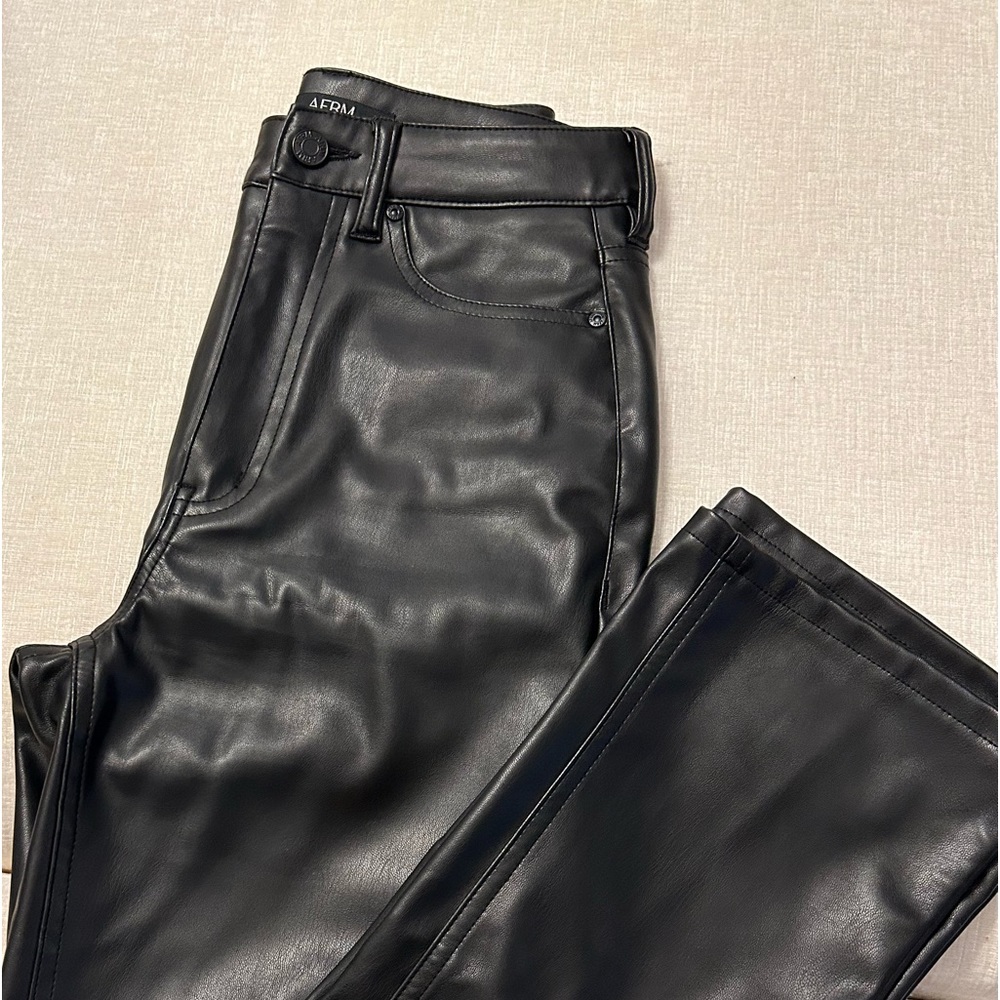Afrm faux leather pants
